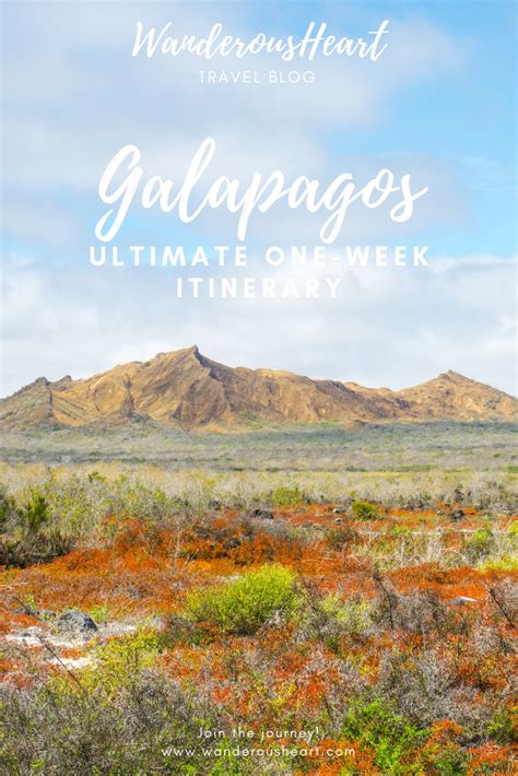 galapagos itinerary one week